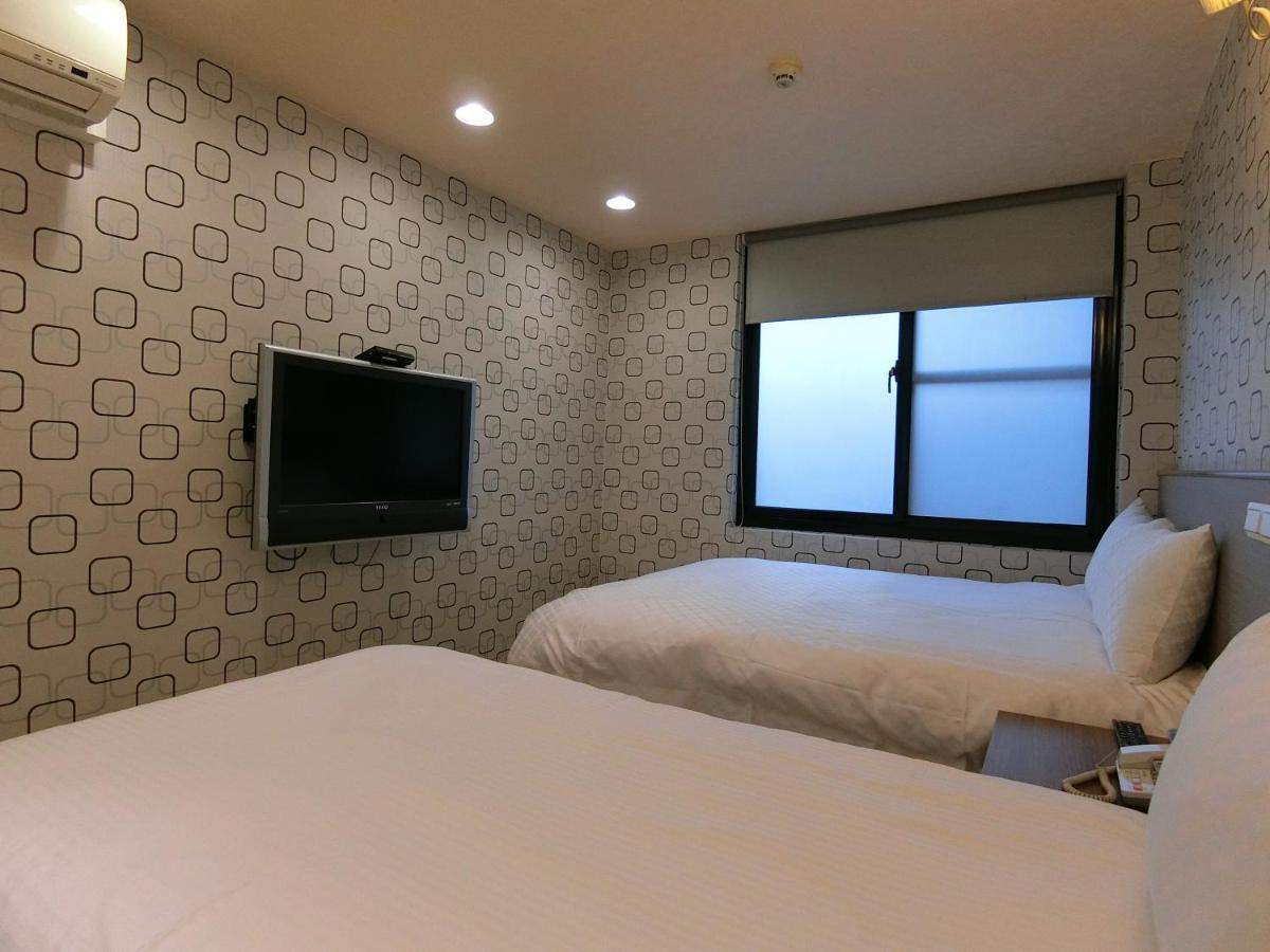 Taiwan Seven Days Boutique Hotel Tajpej Kültér fotó